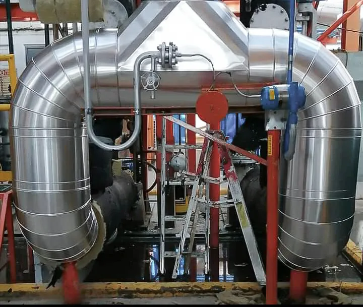 Aislamiento térmico caliente en cañerías de gran diámetro con válvulas y accesorios – Aislaciones DM
